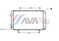 Radiator, engine cooling PE2147 Ava Quality Cooling
