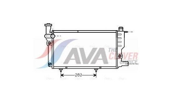 Radiator, engine cooling PEA2095 Ava Quality Cooling