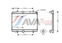 Radiator, engine cooling PEA2198 Ava Quality Cooling