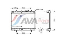 Radiator, engine cooling PEA2208 Ava Quality Cooling