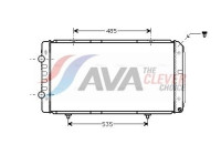 Radiator, engine cooling PEA2268 Ava Quality Cooling