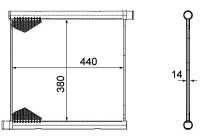 Radiator, engine cooling PREMIUM LINE