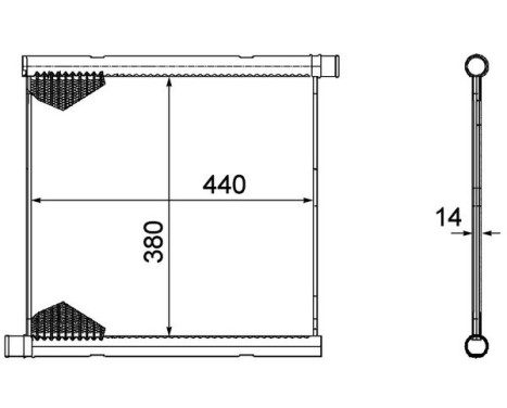 Radiator, engine cooling PREMIUM LINE