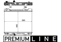 Radiator, engine cooling PREMIUM LINE