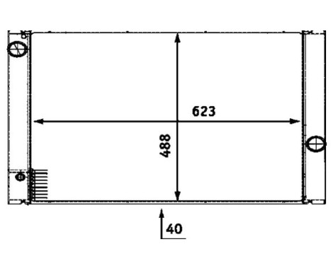 Radiator, engine cooling PREMIUM LINE, Image 2