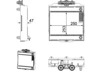 Radiator, engine cooling PREMIUM LINE
