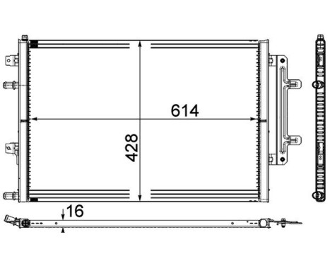 Radiator, engine cooling PREMIUM LINE