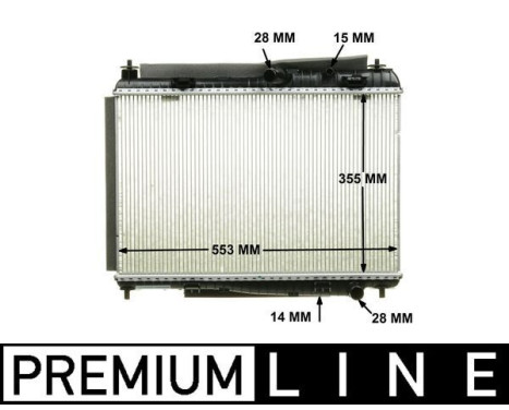 Radiator, engine cooling PREMIUM LINE