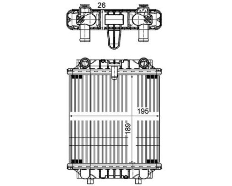 Radiator, engine cooling PREMIUM LINE, Image 3