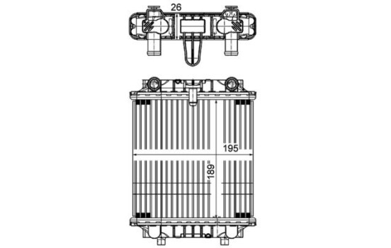 Radiator, engine cooling PREMIUM LINE, Image 3