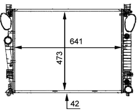 Radiator, engine cooling PREMIUM LINE, Image 4