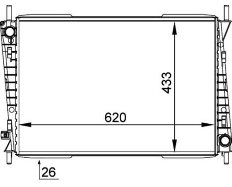 Radiator, engine cooling PREMIUM LINE, Image 2
