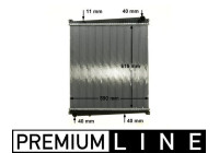 Radiator, engine cooling PREMIUM LINE