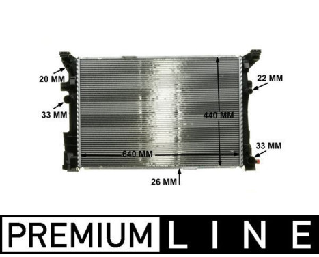 Radiator, engine cooling PREMIUM LINE, Image 7