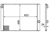 Radiator, engine cooling PREMIUM LINE