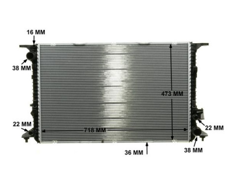 Radiator, engine cooling PREMIUM LINE, Image 9