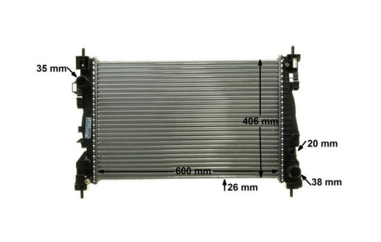 Radiator, engine cooling PREMIUM LINE, Image 6