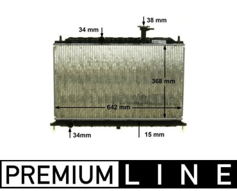 Radiator, engine cooling PREMIUM LINE