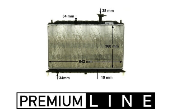 Radiator, engine cooling PREMIUM LINE