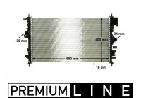 Radiator, engine cooling PREMIUM LINE