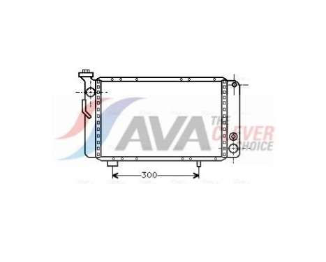 Radiator, engine cooling RT2009 Ava Quality Cooling