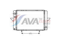 Radiator, engine cooling RT2107 Ava Quality Cooling