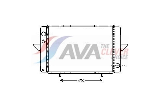 Radiator, engine cooling RT2107 Ava Quality Cooling