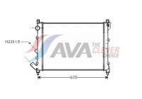 Radiator, engine cooling RT2164 Ava Quality Cooling