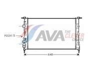 Radiator, engine cooling RT2198 Ava Quality Cooling