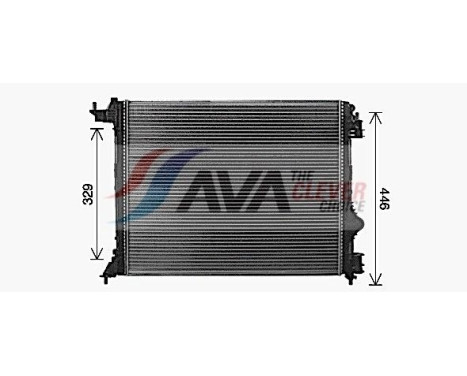 Radiator, engine cooling RT2645 Ava Quality Cooling