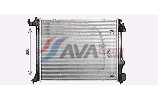 Radiator, engine cooling RT2647 Ava Quality Cooling