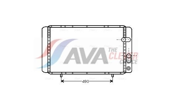 Radiator, engine cooling RTA2084 Ava Quality Cooling