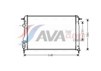 Radiator, engine cooling RTA2312 Ava Quality Cooling