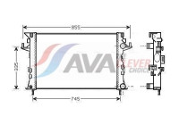 Radiator, engine cooling RTA2438 Ava Quality Cooling