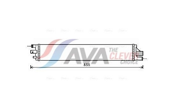 Radiator, engine cooling RTA2559 Ava Quality Cooling