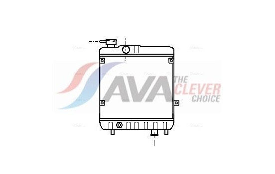 Radiator, engine cooling STA2011 Ava Quality Cooling