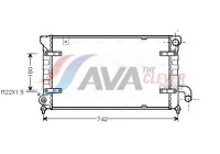 Radiator, engine cooling STA2028 Ava Quality Cooling