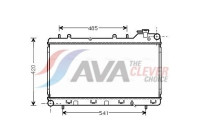 Radiator, engine cooling SU2015 Ava Quality Cooling