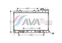 Radiator, engine cooling SU2098 Ava Quality Cooling