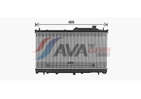 Radiator, engine cooling SU2110 Ava Quality Cooling