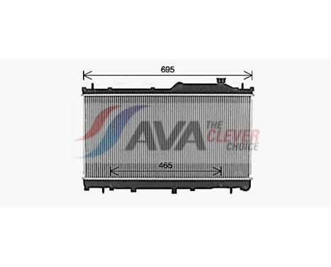 Radiator, engine cooling SU2110 Ava Quality Cooling