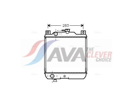 Radiator, engine cooling SZ2009 Ava Quality Cooling