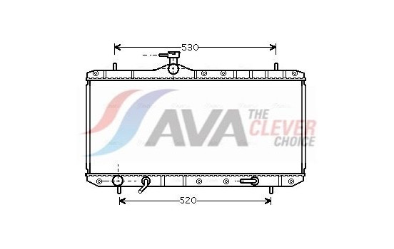 Radiator, engine cooling SZ2063 Ava Quality Cooling