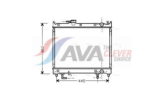 Radiator, engine cooling SZ2071 Ava Quality Cooling