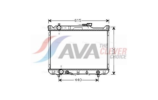 Radiator, engine cooling SZ2073 Ava Quality Cooling