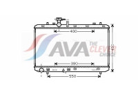 Radiator, engine cooling SZ2084 Ava Quality Cooling