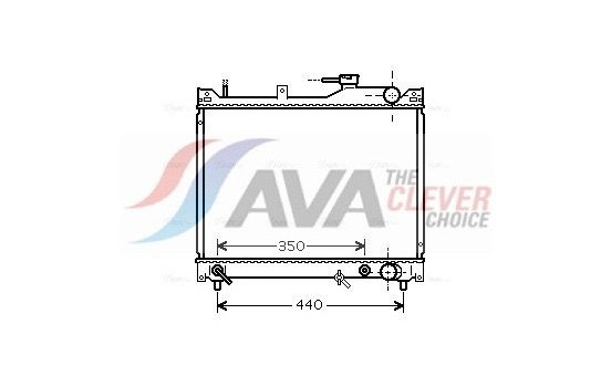 Radiator, engine cooling SZ2101 Ava Quality Cooling