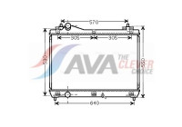 Radiator, engine cooling SZ2104 Ava Quality Cooling