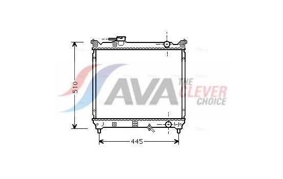 Radiator, engine cooling SZA2033 Ava Quality Cooling
