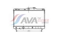Radiator, engine cooling TO2140 Ava Quality Cooling